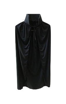 Siyah Yakalı Pelerin - Vampir Pelerin - Dracula Pelerin 90 Cm Pop Siyah Yakalı Pelerin - Vampir Pelerin - Dracula Pelerin 90 Cm Pop