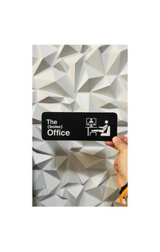 Home Office Kapı Tabelası Özel 17 Cmx6 Cm Home Office Kapı Tabelası Özel 17 Cmx6 Cm