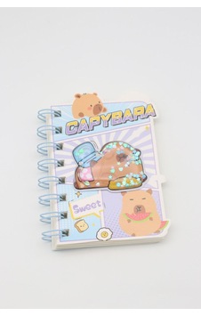 Capy Bara Küçük Not Defteri Çok Renkli