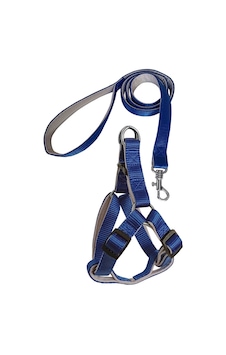 Markapet Gezdirme Kayışlı Dokuma Köpek Göğüs Tasma Seti Mavi 73-110 CM Mavi Markapet Gezdirme Kayışlı Dokuma Köpek Göğüs Tasma Seti Mavi 73-110 CM Mavi