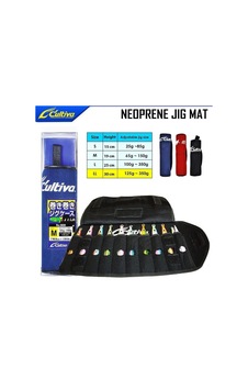 Cultiva 9880 Neoprene Jig Mat L-siyah Jig Çantası Cultiva 9880 Neoprene Jig Mat L-siyah Jig Çantası