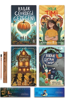İlk Genç Timaş Kabak Çekirdeği Gezegeni - İyilik Timi - Hikaye Satan Tavşan - Ahşap Evin Esrarı Set - 4 Kitap İlk Genç Timaş Kabak Çekirdeği Gezegeni - İyilik Timi - Hikaye Satan Tavşan - Ahşap Evin Esrarı Set - 4 Kitap