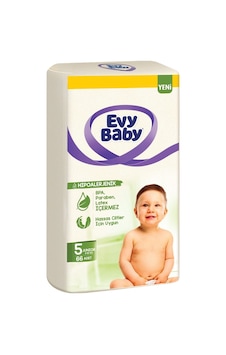 Evy Baby Bebek Bezi 5 Beden 11-18 Kg Junior 66 Adet Süper Fırsat Paket 5 Numara Evy Baby Bebek Bezi 5 Beden 11-18 Kg Junior 66 Adet Süper Fırsat Paket 5 Numara
