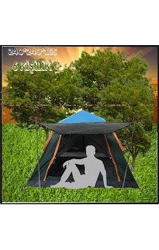 Uyguna-yakala 240 240 155 Cm6 Kişilik Tam Su Ve Rüzgar Geçirmez Gölgelikli Tenteli Kamp Çadırı -7307 Çok Renkli Uyguna-yakala 240 240 155 Cm6 Kişilik Tam Su Ve Rüzgar Geçirmez Gölgelikli Tenteli Kamp Çadırı -7307 Çok Renkli