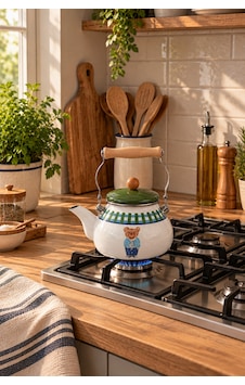 Bernardo Harmony Emaye Kettle 2 Litre Gümüş Bernardo Harmony Emaye Kettle 2 Litre Gümüş