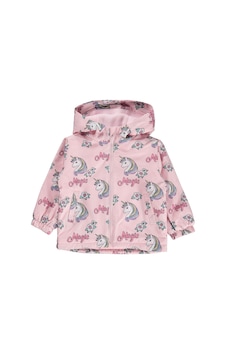 Civil Girls Civil Kız Çocuk Unicorn Desenli Polarlı Yağmurluk Mikro Uzun Kol Kapşonlu Empirme - Pembe Civil Girls Civil Kız Çocuk Unicorn Desenli Polarlı Yağmurluk Mikro Uzun Kol Kapşonlu Empirme - Pembe