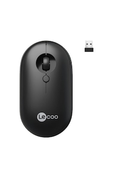 Lecoo, Ws212 Kablosuz Optic 1600dpi Siyah Mouse Lecoo, Ws212 Kablosuz Optic 1600dpi Siyah Mouse