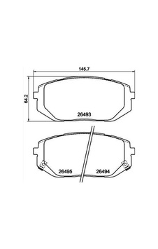 Ön Fren Balatası Hyundai Tuscon 21-25 /kia Sportage 21- /58101-n7a10 Ön Fren Balatası Hyundai Tuscon 21-25 /kia Sportage 21- /58101-n7a10