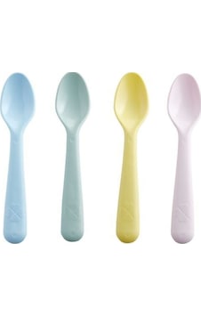 Ikea Kalas Çocuk Kaşık Seti, Pastel Tonlar, 4 Adet