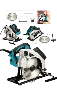 Assur ASR705 1400W Elektrikli 185 MM Daire Testere Mavi