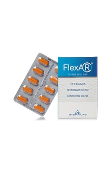 Flexar Tip 2 Kolajen C Vitamini - Manganez Takviye Edici Gıda 30 Tablet