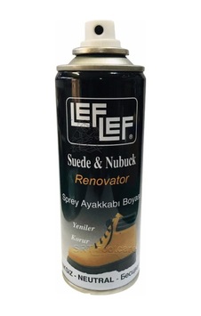 Tux Nuri Leflef Süet Nubuk Ayakkabı Boyası Yenileyici Koruyucu Sprey 200 Ml Renksiz Tux Nuri Leflef Süet Nubuk Ayakkabı Boyası Yenileyici Koruyucu Sprey 200 Ml Renksiz