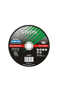 Nikon Beton Flex Kesme Taşı 180x3.0x22 Mm Nık38020 Nikon Beton Flex Kesme Taşı 180x3.0x22 Mm Nık38020