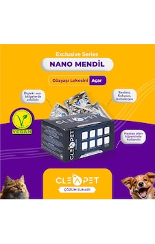Cleapet Exclusive Seri Nano 30'lu Mendil Cleapet Exclusive Seri Nano 30'lu Mendil