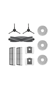 Dreame Robot Süpürge Aksesuar Seti 1 X Ana Fırça + 2 X Yan Fırça + 2 X Toz Torbası + 2 X Toz Kutusu Filtresi + 3 X Paspas Pedleri 6 Adet İçerir L40 Ultra Ae / L40 Ultra Ce / D20 Ultra / L10s Pro Ultra / L10s Ultra Gen2 İçin Dreame Robot Süpürge Aksesuar Seti 1 X Ana Fırça + 2 X Yan Fırça + 2 X Toz Torbası + 2 X Toz Kutusu Filtresi + 3 X Paspas Pedleri 6 Adet İçerir L40 Ultra Ae / L40 Ultra Ce / D20 Ultra / L10s Pro Ultra / L10s Ultra Gen2 İçin