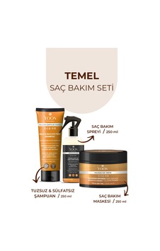 Yoon 3'lü Saç Bakım Seti, Tuzsuz Şampuan 250 ML + Saç Kremi 200 ML +Saç Maskesi 250 ML Yoon 3'lü Saç Bakım Seti, Tuzsuz Şampuan 250 ML + Saç Kremi 200 ML +Saç Maskesi 250 ML