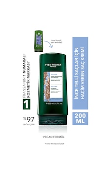 Yves Rocher Hacim Veren Saç Kremi - İnce Telli Saçlar / Volume -vegan -200ml Yves Rocher Hacim Veren Saç Kremi - İnce Telli Saçlar / Volume -vegan -200ml