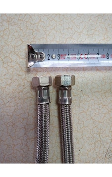2 Adet 30 Cm Klozet Çelik Örgülü Flex Bağlantı Hortumu Rekorlu 2 Adet 30 Cm Klozet Çelik Örgülü Flex Bağlantı Hortumu Rekorlu