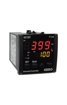 Gemo Uc107-230vac-r ,72x72mm 110v..220vac 0..10v/4..20ma Kontak-2a2k Proses Kontrol Gemo Uc107-230vac-r ,72x72mm 110v..220vac 0..10v/4..20ma Kontak-2a2k Proses Kontrol