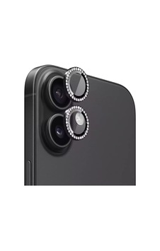 Apple Uyumlu iPhone 16 Ve 16 Plus Siyah Black Taşlı Kamera Lens Koruyucu Cam Siyah Apple Uyumlu iPhone 16 Ve 16 Plus Siyah Black Taşlı Kamera Lens Koruyucu Cam Siyah