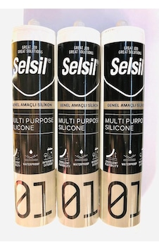 Amaçlı Silikon Şeffaf 3 Adet 280 Gr Şeffaf Amaçlı Silikon Şeffaf 3 Adet 280 Gr Şeffaf