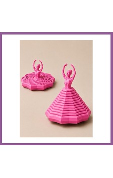 Bezos 3d Baskı Balerin Figürlü Fidget Oyuncak - Hareketli Optik İllüzyon Masa Dekoru-pembe Rengaren Bezos 3d Baskı Balerin Figürlü Fidget Oyuncak - Hareketli Optik İllüzyon Masa Dekoru-pembe Rengaren