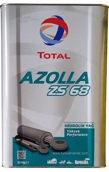 Total Azolla Zs 68 Tnk Hidrolik Sistem Yağı 15 KG Total Azolla Zs 68 Tnk Hidrolik Sistem Yağı 15 KG