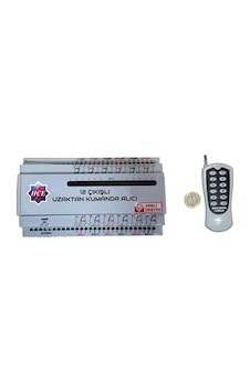 12 X 200watt Çıkışlı, Rf Alıcılı, Dahili Antenli Kumanda Seti. 12 X 200watt Çıkışlı, Rf Alıcılı, Dahili Antenli Kumanda Seti.
