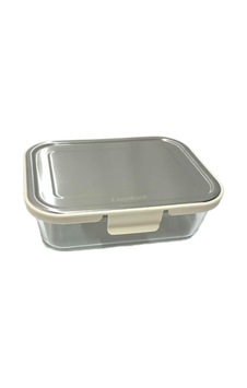 Akıllıelma- Ckr3487 Cam Saklama Kabı 640ml Krem Krem Akıllıelma- Ckr3487 Cam Saklama Kabı 640ml Krem Krem