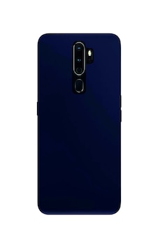 Oppo A5 2020 Kılıf Kamera Korumalı Silikon Rubber Arka Kapak Lacivert Oppo A5 2020 Kılıf Kamera Korumalı Silikon Rubber Arka Kapak Lacivert