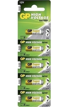 Gp 27a 2c5 12v Alkalin Pil 5 Li Gp 27a 2c5 12v Alkalin Pil 5 Li