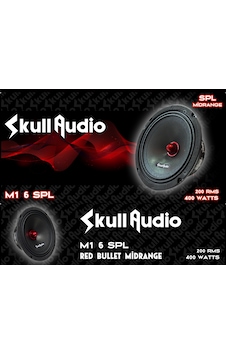 Skull Audio M1-6spl 16cm Red Bullet Midrange 200rms 400watt 2 Adet Skull Audio M1-6spl 16cm Red Bullet Midrange 200rms 400watt 2 Adet