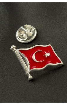 Ay Yıldız Yaka Rozet Gümüş Rengi 05786270