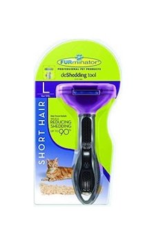 Furminator Short Hair Kısa Tüylü Kediler İçin Tüy Tarağı Large
