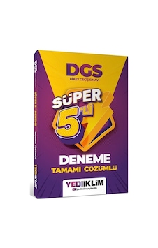 Yediiklim 2027 Dgs Süper 5 Li Deneme Çözümlü Yediiklim 2027 Dgs Süper 5 Li Deneme Çözümlü