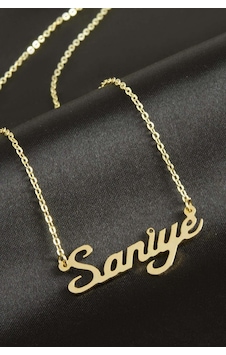 Saniye İsimli Kolye -sarı N711 altın Saniye İsimli Kolye -sarı N711 altın