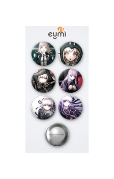 Danganronpa Chiaki Nanami Ve Kyoko Kirigiri 6'lı Metal Rozet Seti 58mm İğneli Buton Çanta Yaka Rozeti Çok Renkli Danganronpa Chiaki Nanami Ve Kyoko Kirigiri 6'lı Metal Rozet Seti 58mm İğneli Buton Çanta Yaka Rozeti Çok Renkli