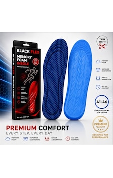 Perfect Fit Ark Destekli Mavi Petek Erkek Memory Foam Darbe Emici Hafızalı İç Tabanlık 41-46 Numaraya Göre Kolay Kesilebilir Perfect Fit Ark Destekli Mavi Petek Erkek Memory Foam Darbe Emici Hafızalı İç Tabanlık 41-46 Numaraya Göre Kolay Kesilebilir