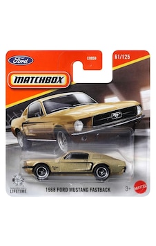 Matchbox 1968 Ford Mustang Fastback 1/64 Jnk51 Sarı