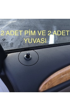 Bmw 2'li Set 2 Adet Kapı Pimi Ve 2 Adet Pim Çerçevesi Set Siyah 3d Bmw 2'li Set 2 Adet Kapı Pimi Ve 2 Adet Pim Çerçevesi Set Siyah 3d