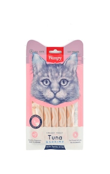 Wanpy Ton Balıklı Karidesli Likit Kedi Ödülü 5 x 14 G Wanpy Ton Balıklı Karidesli Likit Kedi Ödülü 5 x 14 G