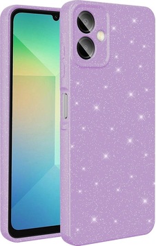 Samsung Uyumlu Galaxy A06 Kılıf Kamera Korumalı Simli Lüks Zore Koton Kapak Lila Samsung Uyumlu Galaxy A06 Kılıf Kamera Korumalı Simli Lüks Zore Koton Kapak Lila