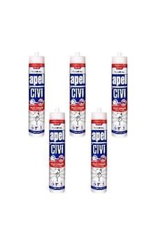 Apel MK300 Poliüretan Sıvı Çivi Pu Montaj Yapıştırıcı 5 Li 390 G