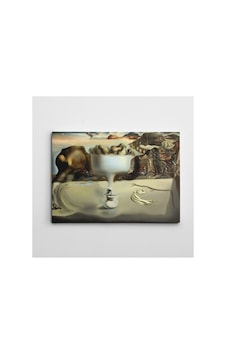 Salvador Dali Apparition Of Face And Fruit Dish On A Beach Kanvas Tablo Salvador Dali Apparition Of Face And Fruit Dish On A Beach Kanvas Tablo