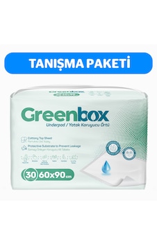 Greenbox 60x90 Yatak Koruyucu Örtü 30'lu 1 Paket 30 Adet Greenbox 60x90 Yatak Koruyucu Örtü 30'lu 1 Paket 30 Adet