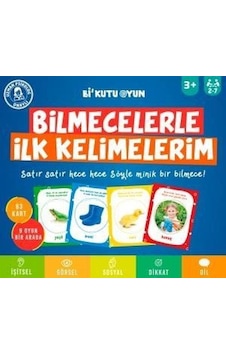 Bilmecelerle Ilk Kelimelerim 3+ - Bi Kutu Oyun Bilmecelerle Ilk Kelimelerim 3+ - Bi Kutu Oyun