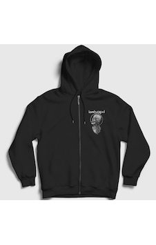 Presmono Unisex Skeleton Lamb Of God Fermuarlı Kapüşonlu Sweatshirt Siyah Presmono Unisex Skeleton Lamb Of God Fermuarlı Kapüşonlu Sweatshirt Siyah