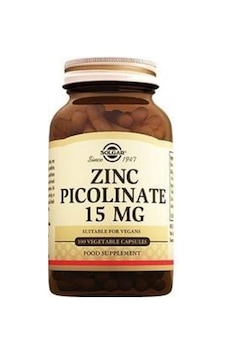 Solgar Zinc Picolinate 15mg 100 Kapsül Solgar Zinc Picolinate 15mg 100 Kapsül