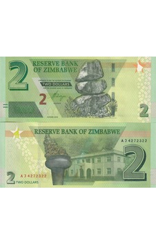 Zimbabwe 2019 Yılı 2 Dolar Yabancı Kağıt Para Çil Unc Koleksiyon Para Zimbabwe 2019 Yılı 2 Dolar Yabancı Kağıt Para Çil Unc Koleksiyon Para