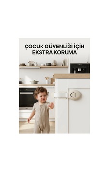 Dolap Çekmeceler İçin Çuk Güvlik Kilidi Pratik Emniyet Atı